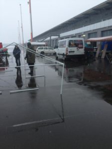 Lausitzring Ostern 2013-der Aufbau