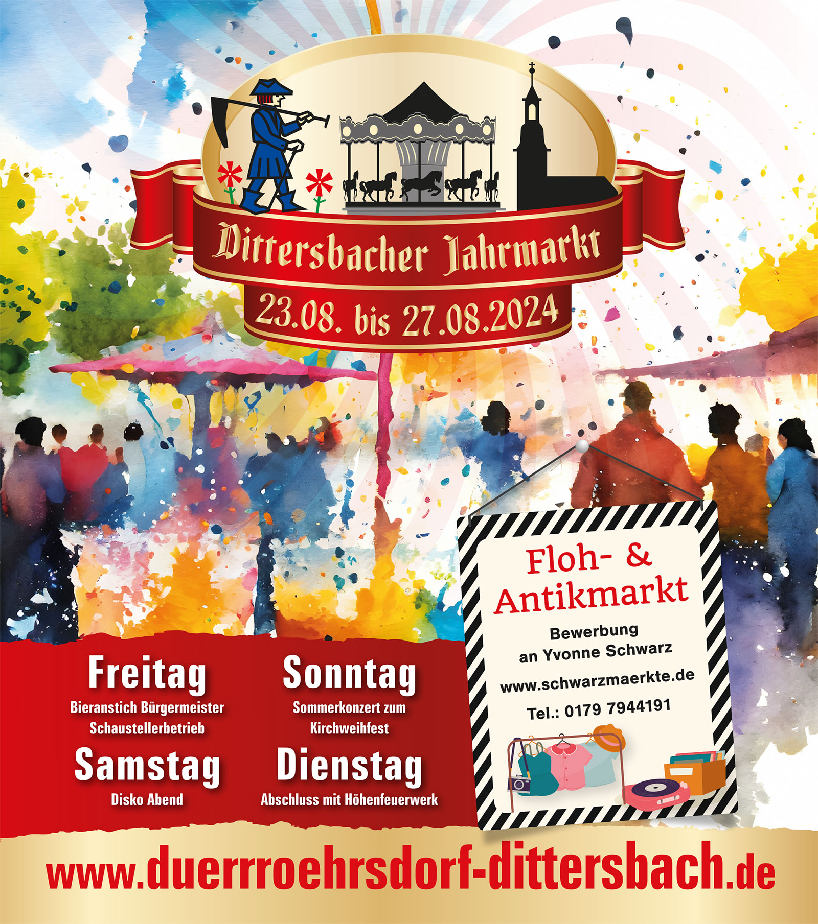 24./25.08. Dürrröhrsdorf-Dittersbach 2 Tage Antik- & Trödelmarkt